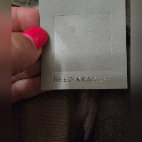 NWT Reed Krakoff Leather Long Vest with Wool and Silk Liner Size Medium - Picture 11 of 16